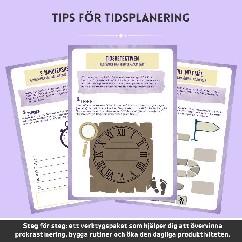 ADHD  Berktygslåda För att Stärka Exekutiva Funktioner