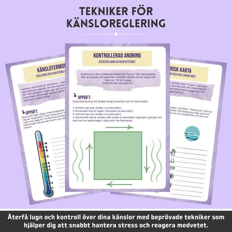 ADHD  Berktygslåda För att Stärka Exekutiva Funktioner