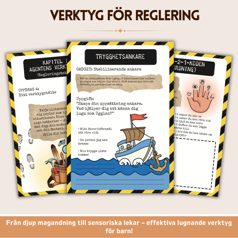 Teorin om polyvagal för barn – arbetsbok för reglering av nervsystemet | Verktyg för känsloreglering