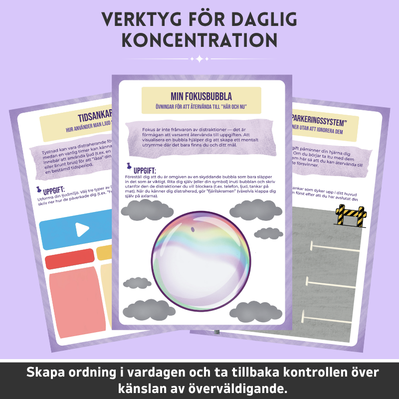 ADHD  Berktygslåda För att Stärka Exekutiva Funktioner